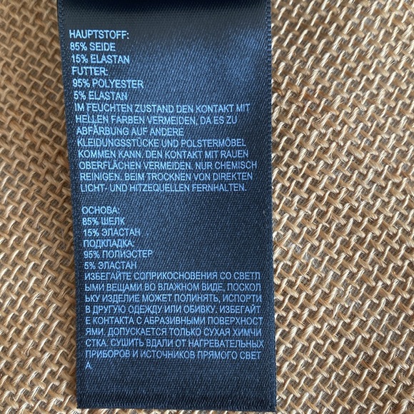 Whistles Silk Blend Long Sleeve Ruched Floral Dress - Picture 8 of 15